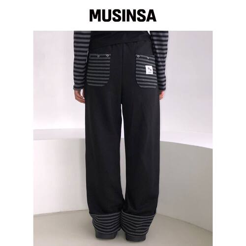 COIRIS 销售套装拼色条纹点缀卫裤 MUSINSA韩国直邮官网直邮进口