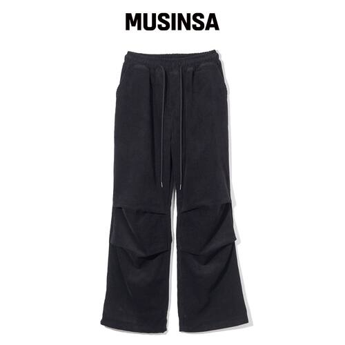 MASSNOUN PARRA绑带热裤子 MFFTP002-BK MUSINSA韩国官网直邮进口