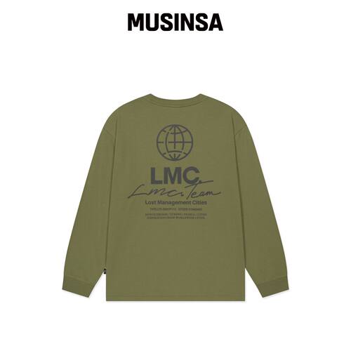 LMC SIGNATURE COMBO 长袖T恤 橄榄色 MUSINSA韩国官网直邮进口