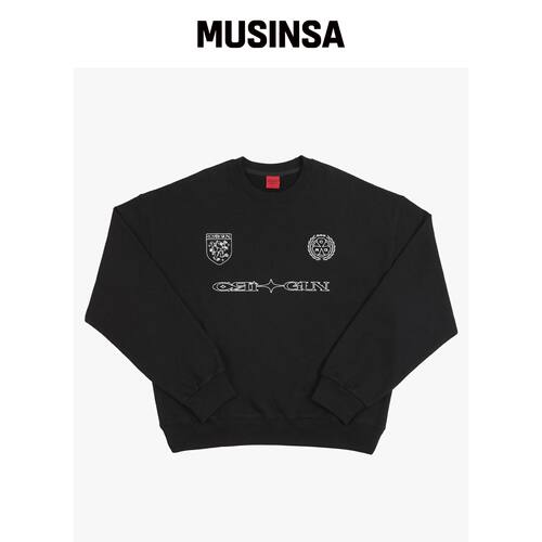 CRIGUN CLUB JERSEY卫衣黑色 MUSINSA韩国直邮官方正品