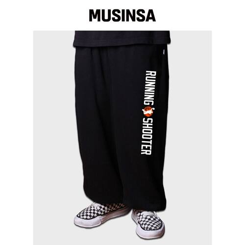 RESPECT 跑步射手运动裤 (黑色) MUSINSA韩国官网直邮进口