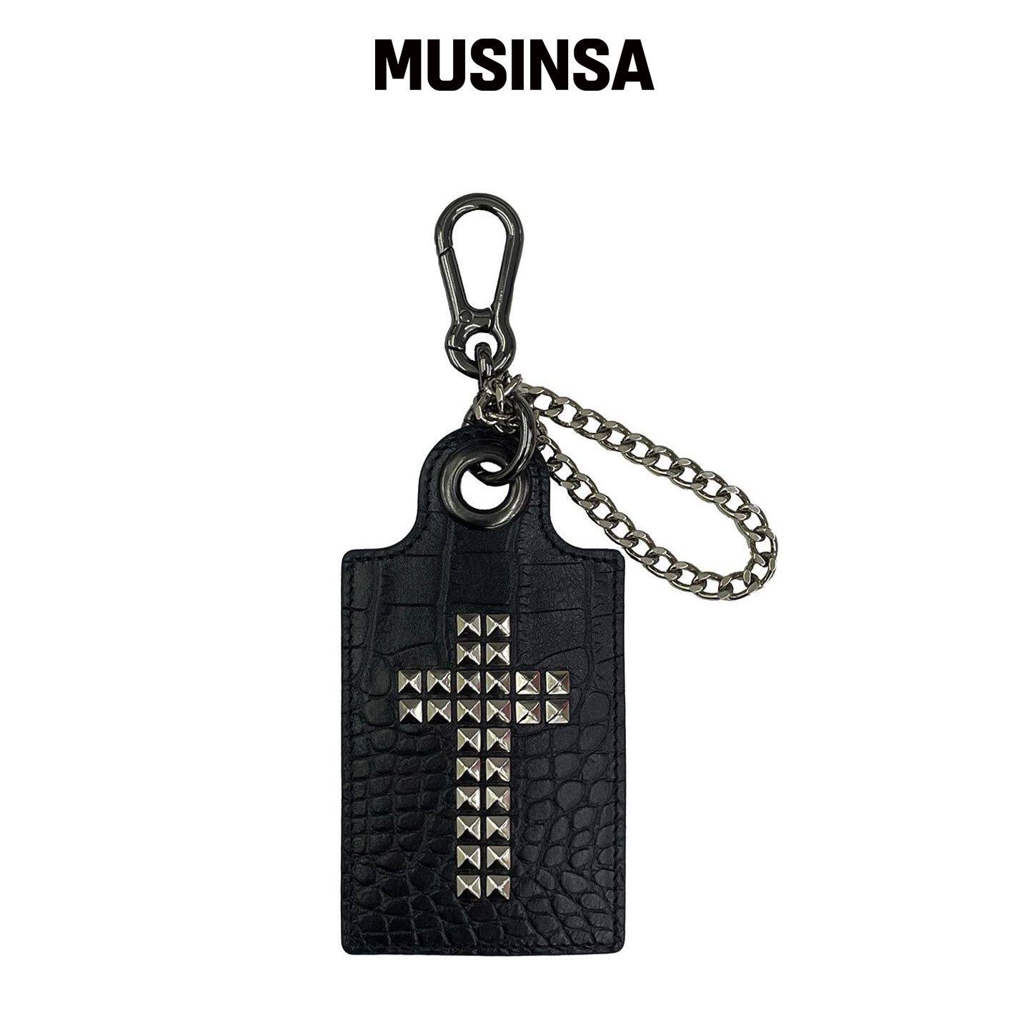 VOONT 十字链钱包钥匙圈(黑色) MUSINSA韩国官网直邮进口