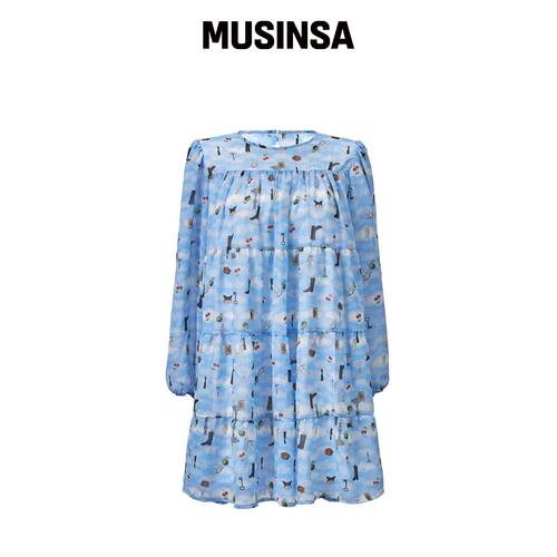 SHINS LETTERS Magritte连衣裙 MUSINSA韩国官网直邮进口