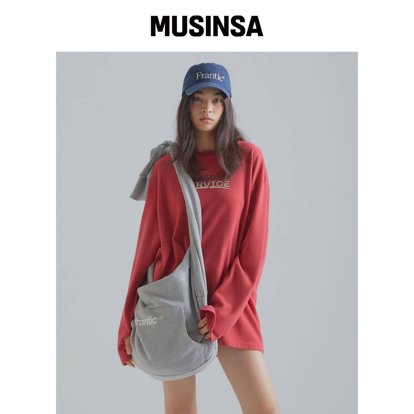 FRANTICSERVICE 可转换毛衣包 - 灰色 MUSINSA韩国官网直邮进口