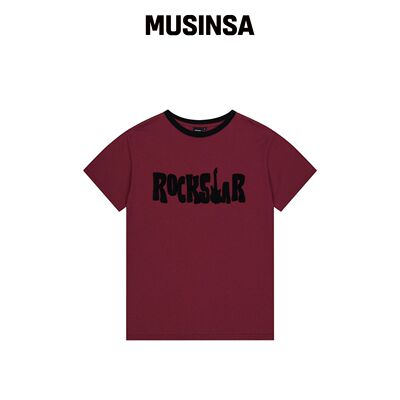 AAKAM ROCKSTAR 毛圈半身上衣（红色）韩国官网直邮进口