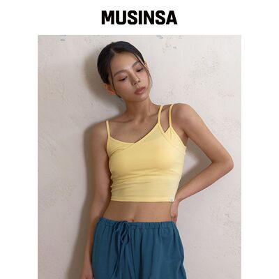DHYANI Maha Mudra Crop Tank (Limeade) MUSINS韩国官网直邮进口