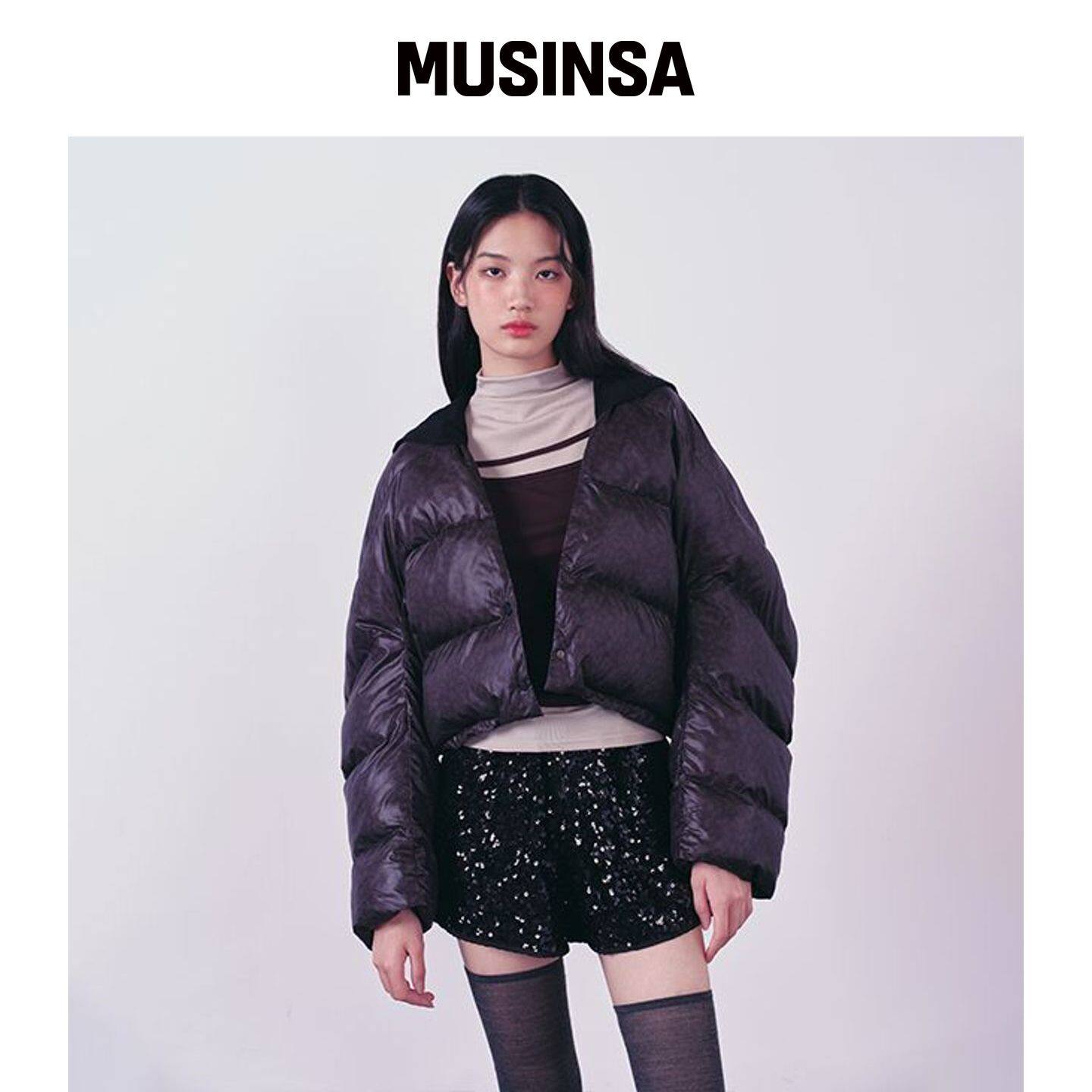LAP 脱卸连帽轻量羽绒服 AQ4PDA60韩国官网直邮进口MUSINSA