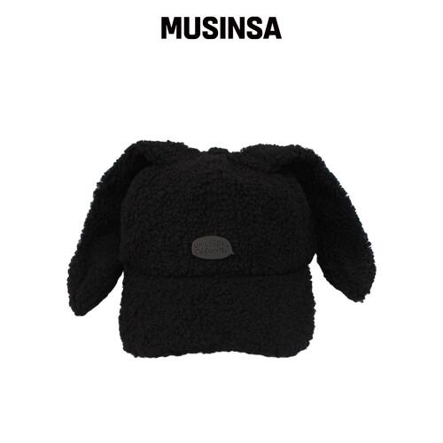 UNIVERSAL CHEMISTRY 兔绒黑色棒球帽 MUSINSA韩国官网直邮进口