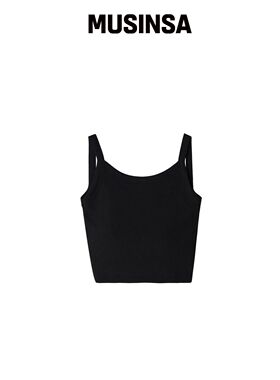 MAYVERU Rosso Twisted Bra Top _ 黑色韩国官网直邮进口MUSINSA