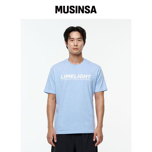 LIMELIGHT APPAREL LIME LIGHT T恤（SKY蓝色混/韩国官网直邮进口