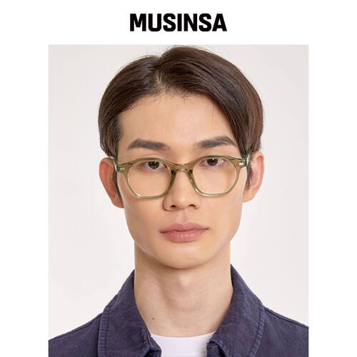 SBKA 蓝光板材框眼镜韩系时尚潮流 MUSINSA韩国官网直邮进口