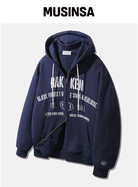 BAKKEN FOUR SEASON 刺绣连帽拉链衫 BK7993_婴韩国官网直邮进口