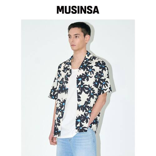 ZPLISH DOUBLE B 花卉衬衫 WHITE韩国官网直邮进口MUSINSA