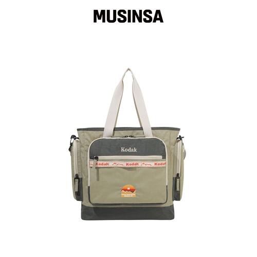 KODAK 哈迪大号斜挎包（卡其色） MUSINSA韩国直邮官方正品