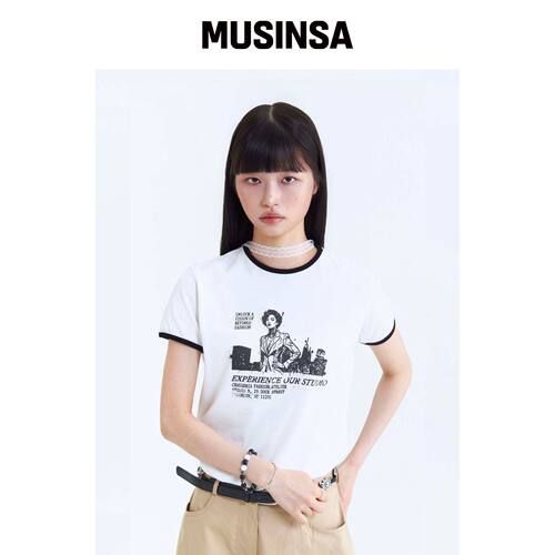 BIBORA STUDIO RINGER T恤韩国官网直邮进口MUSINSA