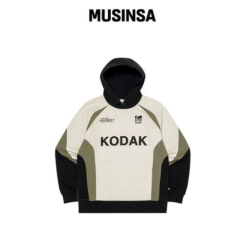 KODAK APOLLO11 混合连帽卫衣 IVORY MUSINSA韩国官网直邮进口