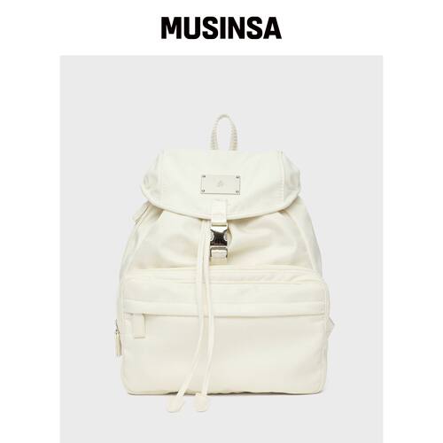 SALBOL SYMBOL NYLON SMALL BACKPACK [象牙色] 韩国官网直邮进口
