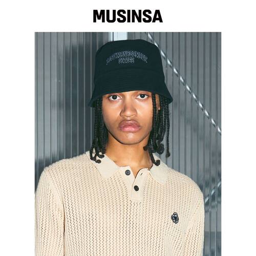 LMC ARCH FN BUCKET HAT 黑色韩国官网直邮进口MUSINSA