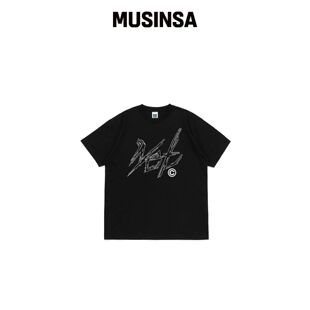 NET SOCIAL CLUB NET (C) TEE (黑色)韩国官网直邮进口MUSINSA