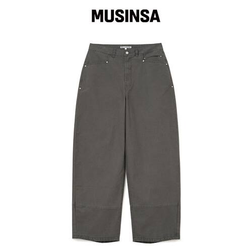 MILLO ARCHIVE 泥膜铆钉热裤子 [灰色] MUSINSA韩国官网直邮进口