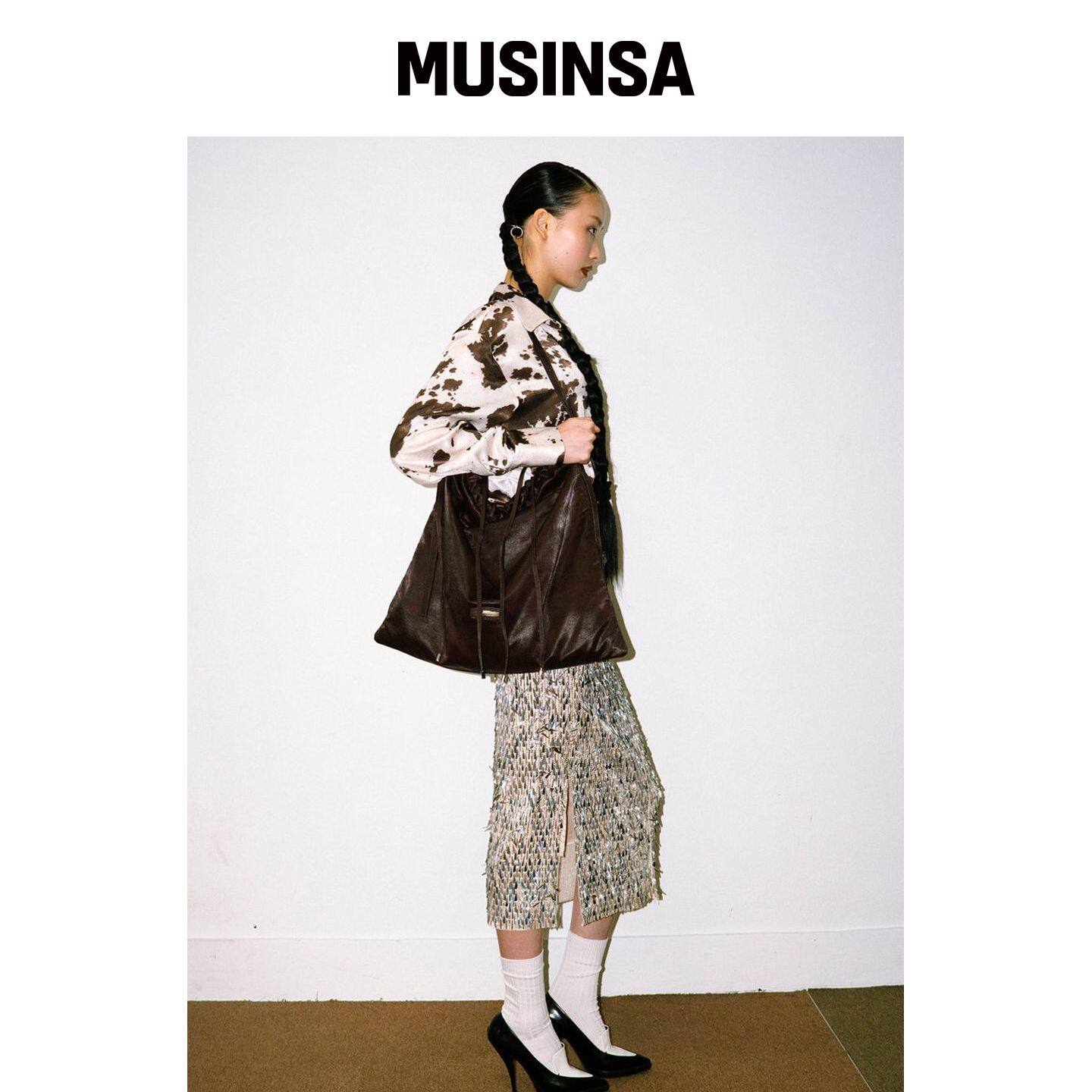 DEBBYOUNG DUST SHOULDER BAG [红酒色] MUSINSA韩国官网直邮进口