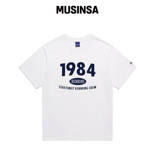 STAFFONLY 1984 T恤（白色） MUSINSA韩国官网直邮进口