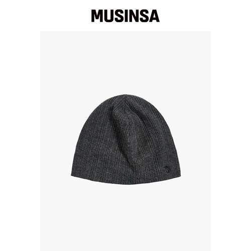 SIO PUFF LOOP BEANIE [CHARCOAL] MUSINSA韩国官网直邮进口