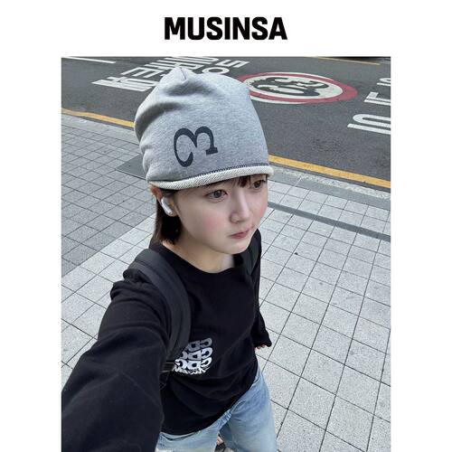 MASCOMPANY Soft m 毛线帽 - 灰色韩国官网直邮进口MUSINSA