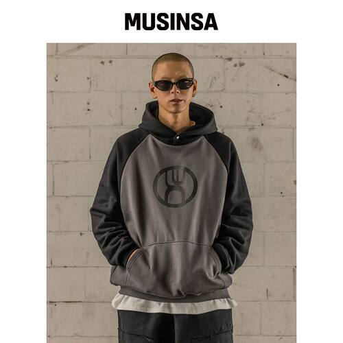 BURNING CAPONE BC Reglan Logo 连帽卫衣 炭灰韩国官网直邮进口