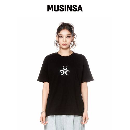 DAUSPICE (DUC) Symbol T恤 黑色 MUSINSA韩国官网直邮进口