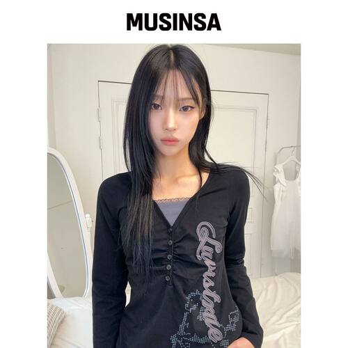 LUVISTRUE EL HORSE 修身T恤（黑色） MUSINSA韩国直邮官方正品