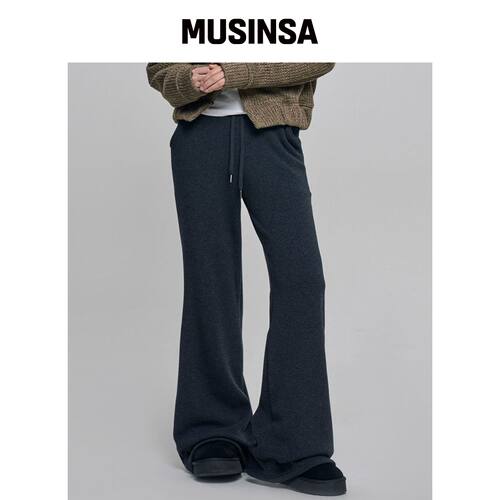 CHICKS 修身喇叭裤 深灰色 MUSINSA韩国直邮官方正品