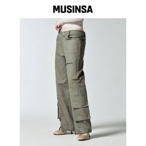 DEARSTALKER MANISH摩托裤 - 卡其色 MUSINSA韩国直邮官方正品