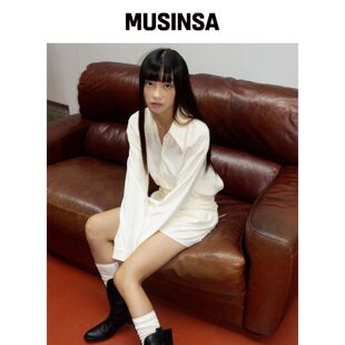 REORG REF MODAL SHIRT CREAM韩国官网直邮进口MUSINSA