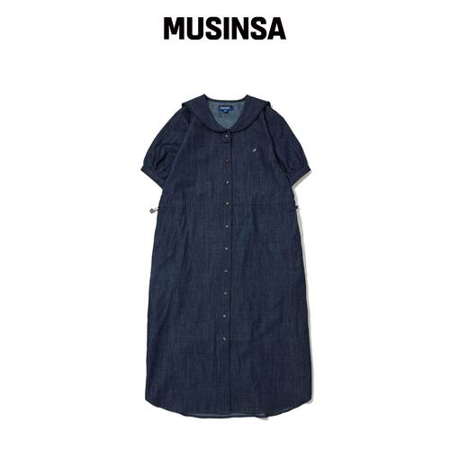PENFIELD INDIGO刺绣连衣裙 INDIGO_FS2WS92F韩国官网直邮进口