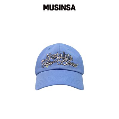 1993STUDIO NOSTALGIA 字母棒球帽_蓝色 MUSINSA韩国官网直邮进口