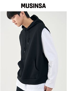 ARRAYED COMFY 马甲 [黑色]韩国官网直邮进口MUSINSA