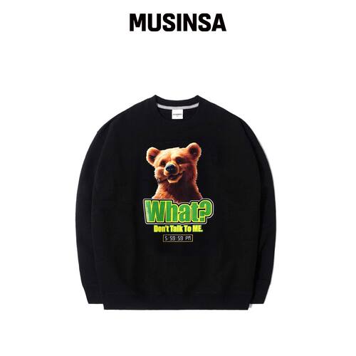QT8 GARMENTS GB 下班卫衣（黑色） MUSINSA韩国官网直邮进口