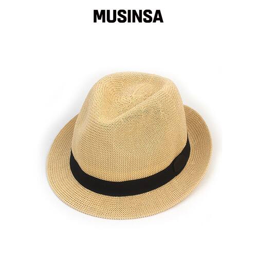 UNIVERSAL CHEMISTRY BU Old Beige Knit Fedora韩国官网直邮进口