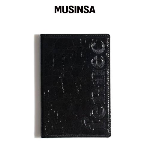 FENNEC 皱纹护照夹 - 黑色 MUSINSA韩国官网直邮进口