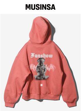 FANSHOW DEMONIC ANGEL 宽松版型双面针织连帽卫韩国官网直邮进口