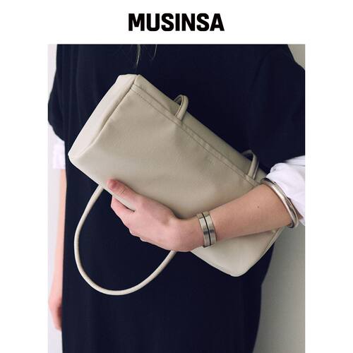OVHEE ALO 保龄球瓶肩包_Ivory MUSINSA韩国直邮官方正品