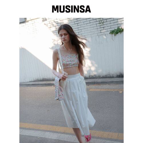 MURMURE 花卉泳装上衣_Floral Swim Top MUSINSA韩国官网直邮进口