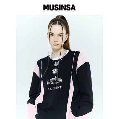 LARTIGENT L6 BLOCK 球衣上衣（黑色） MUSINSA韩国官网直邮进口