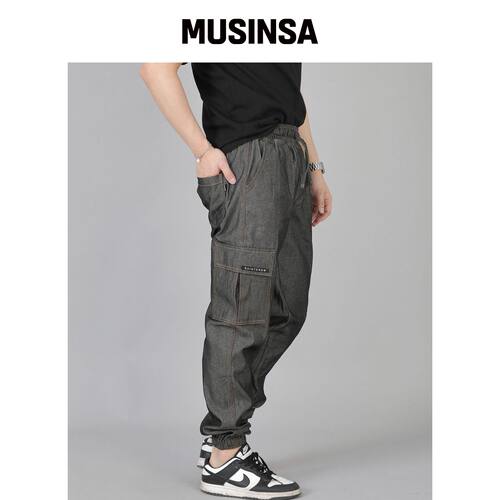 SAINTCREW 复古线工装 jogger 短裤 RL-311CJ 牛韩国官网直邮进口