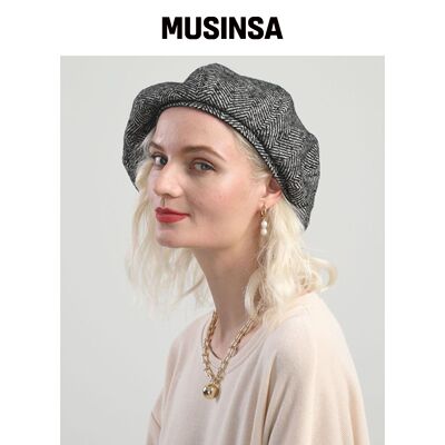 MAIA 羊毛贝雷帽-泥膜韩国官网直邮进口MUSINSA
