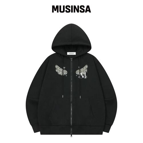 MUCENT ANGEL'S HOODIE 连帽拉链衫男女通用（2 韩国官网直邮进口