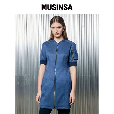 LARTIGENT L2 拉链连衣裙（蓝色） MUSINSA韩国官网直邮进口