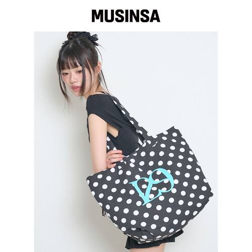 ILLIGO 129 波点 eco包 黑色波点 MUSINSA韩国官网直邮进口