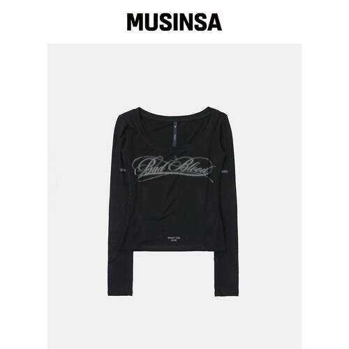 BADBLOOD DARK CLASSIC SCOOT LONG SLEEVE - 黑韩国官网直邮进口